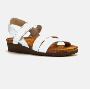Naot | Kayla White Strappy Women's Sandals, Size 38